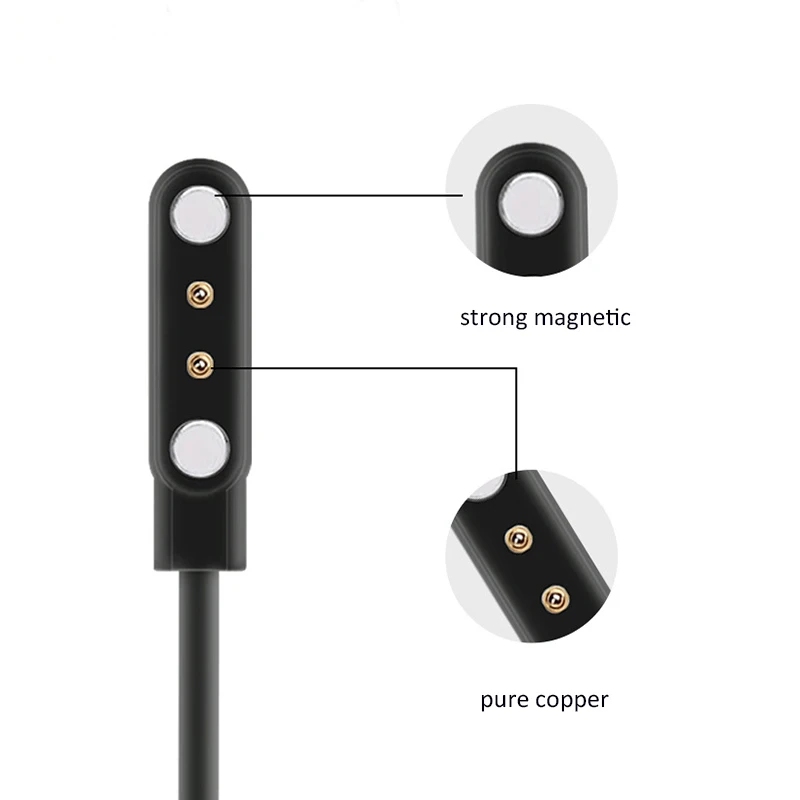 Smart Watch Charging Cable Universal 2/4 Pins USB Magnetic