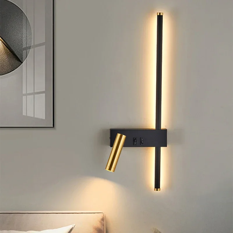 Modern Adjustable LED Wall Sconce for Bedroom Bedside Living Sofa Background Wall Lighting Fixture Home Decor wall sconces light led wall lamp wall lamp