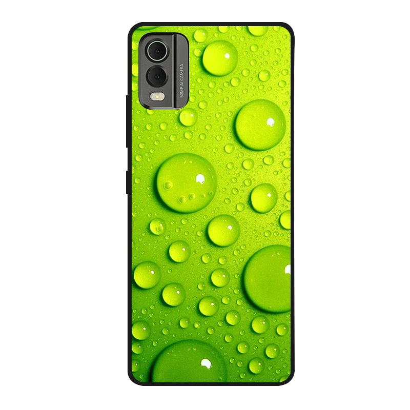 Cute Cartoon Shockproof Soft Silicone Back Cover, Painted TPU Case