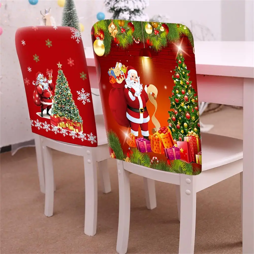 Fundas Para Sillas De Navidad, Fundas Elásticas Universales Para Sillas De Comedor, Decoración Navideña Para Fiesta En Casa, Decoración Para Sillas De Hotel Y Bodas Compra Barata En