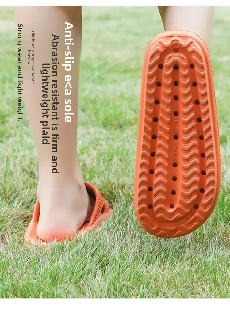 Chaussons unisexes antidérapants EVA semelle épaisse confort