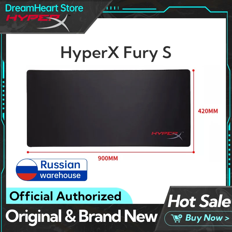 Hyperx fury s gaming mouse pad xl gaming mouse pad tem perfeitamente