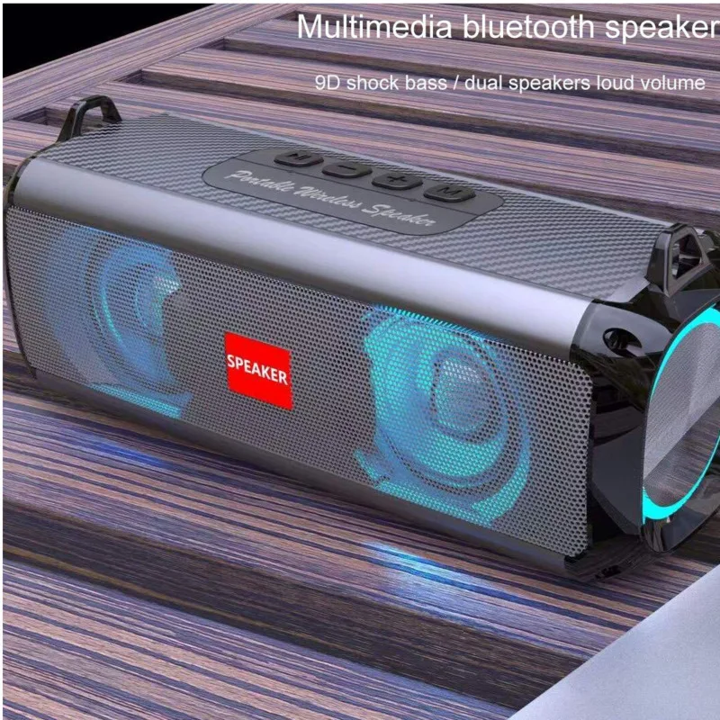 

Portable Bluetooth Speaker with Hi Res Audio Extended Bass and Treble Wireless HiFi High Quality Super Volume Speakers