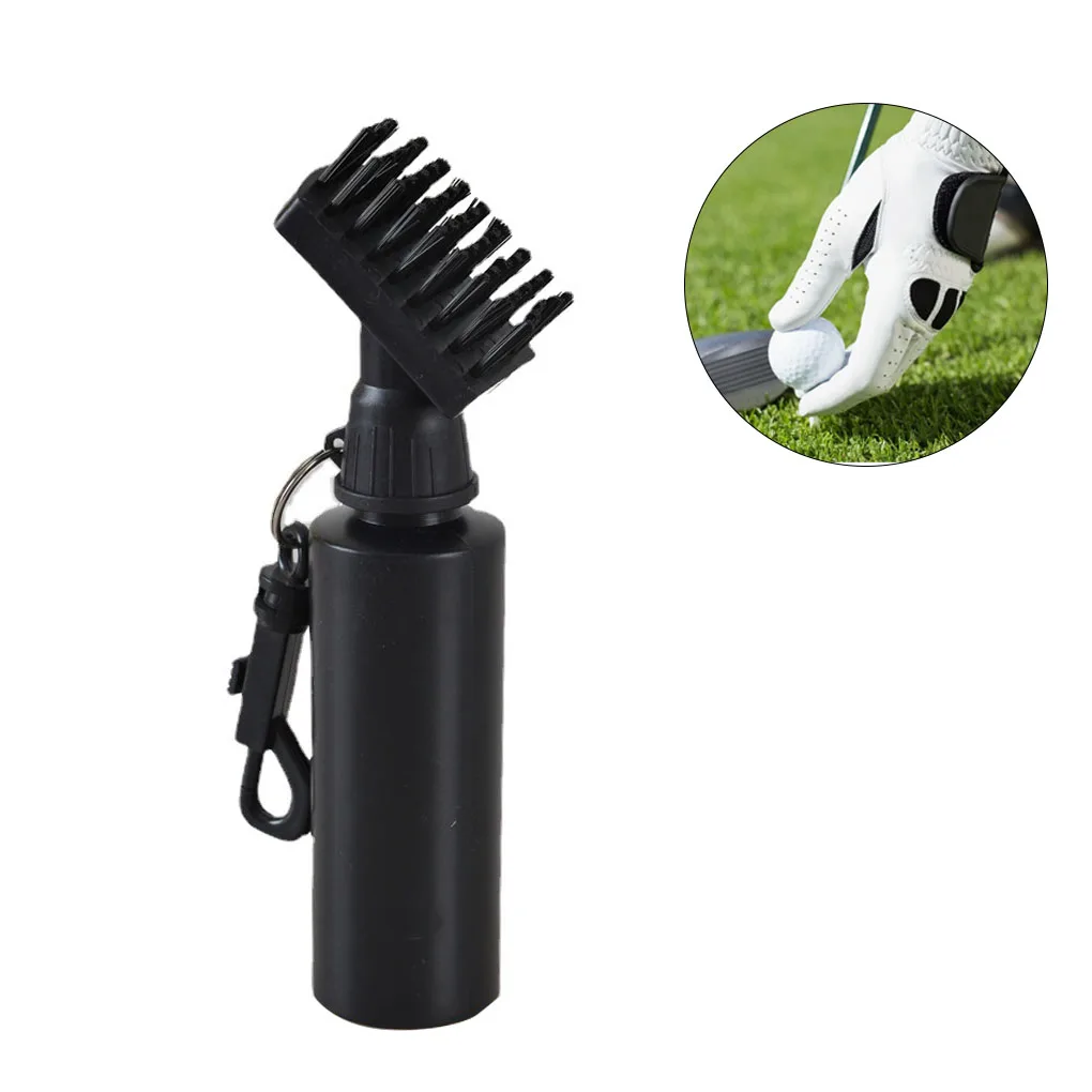 Protable Golf Club Groove Brush Cleaning Brush Golf Cleaner With Water