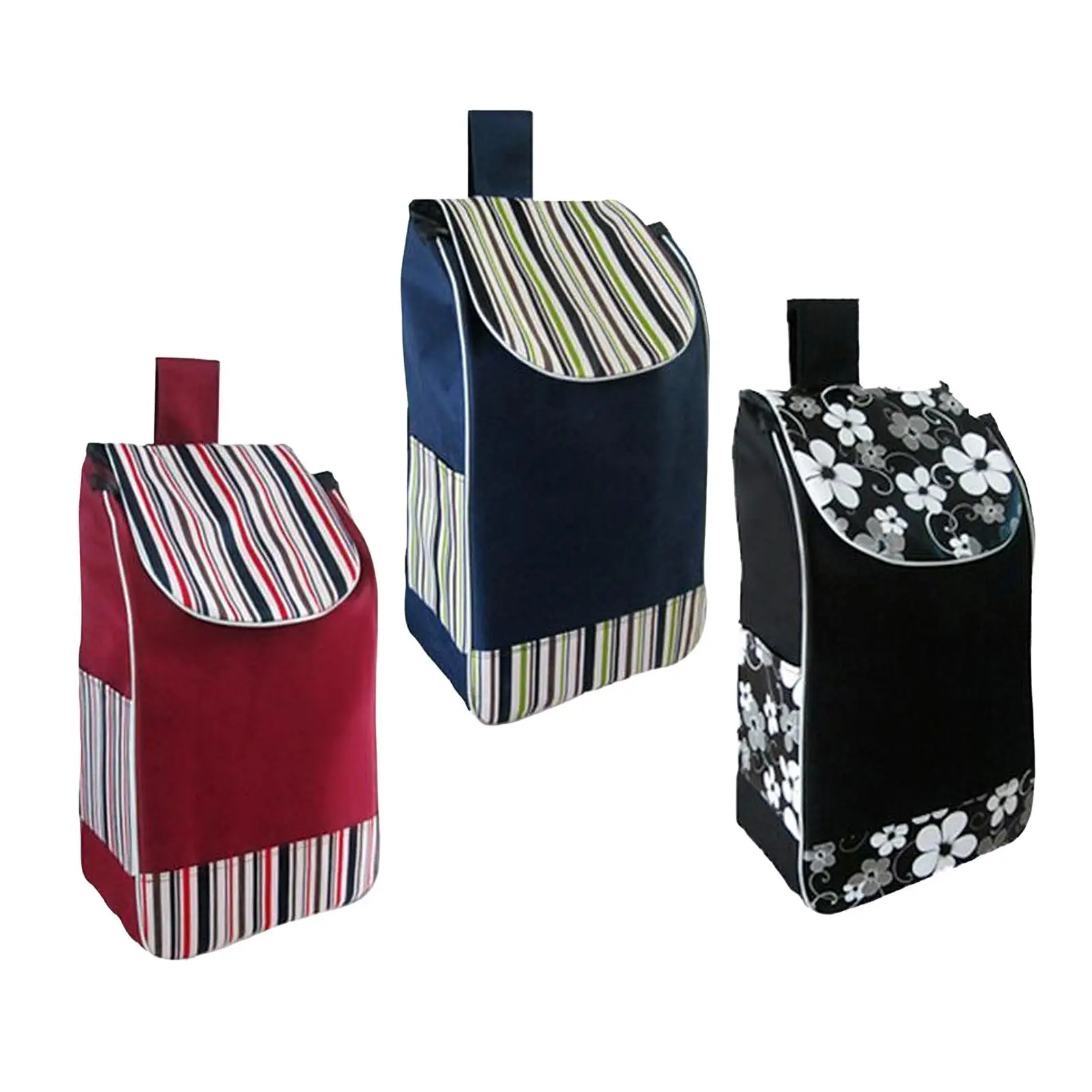 Portable Shopping bag Folding Replacement Bag Shopping Spare Bag Heavy Duty Waterproof Large Grocery Cart Utility Cart shopping bag