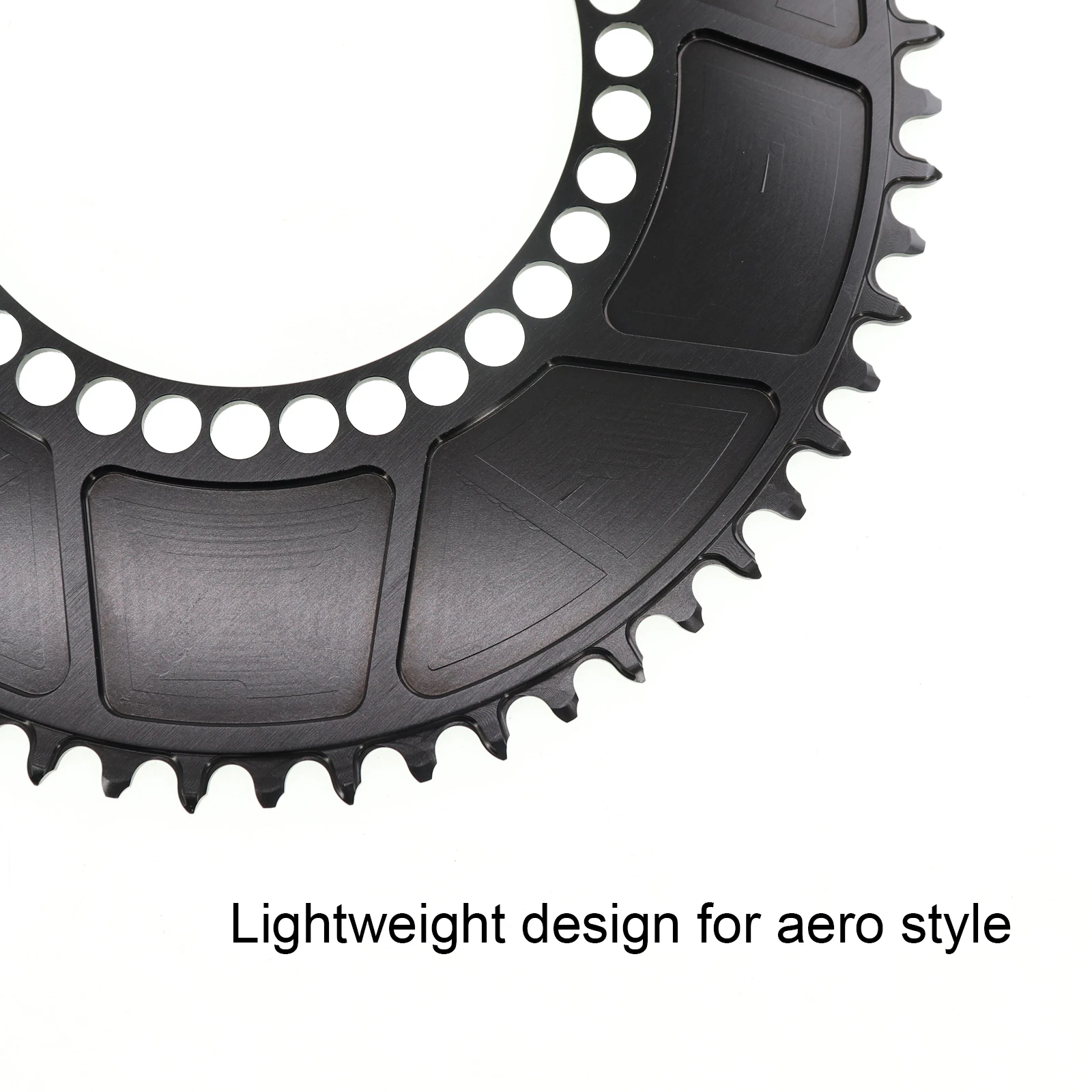 パーツ absoluteBLACK OVAL Brompton 130BCD absoluteBLACK | Brompton Oval chainrings 130bcd
