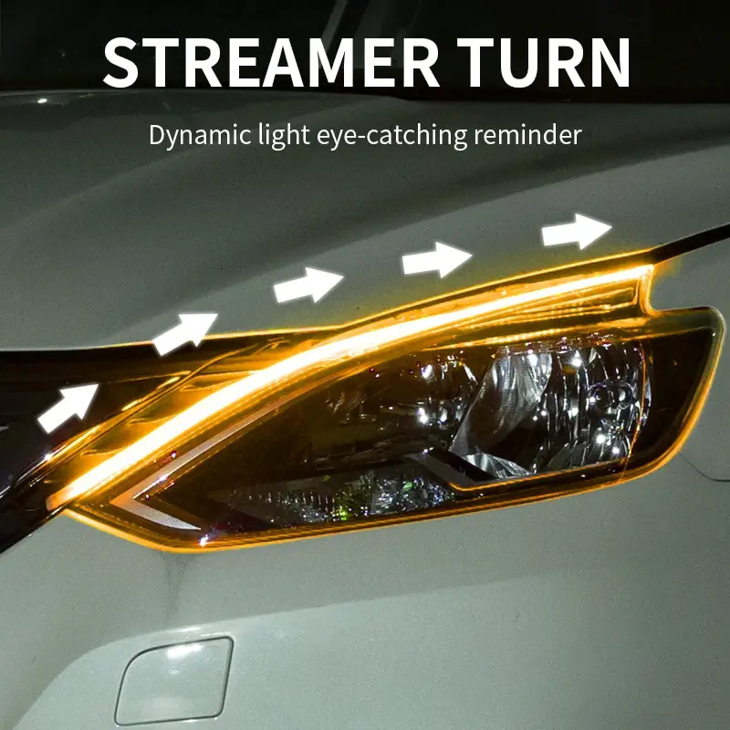 LED DRL ڵ ְ ,   Ʈ, ڵ Ʈ,   õ,  극ũ 帧 , 70cm, 2 