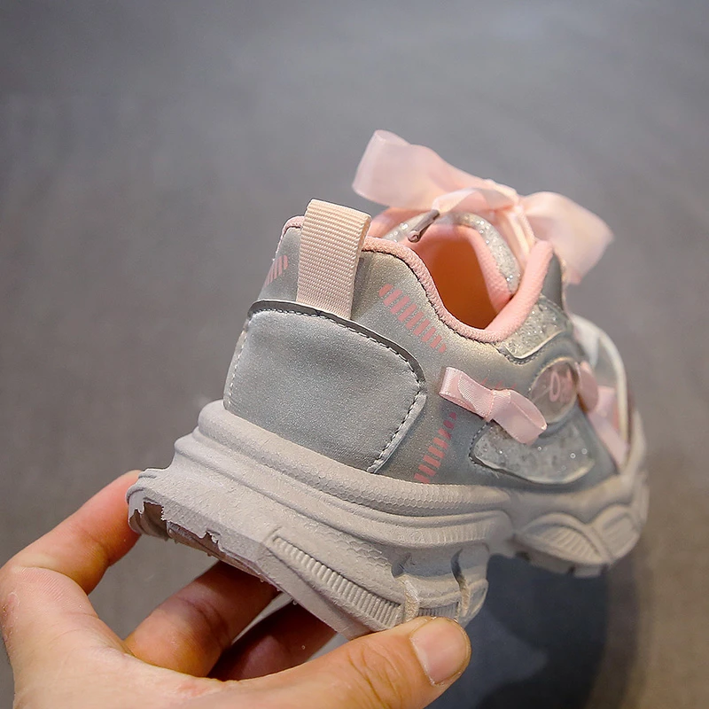 Girls Casual Non Slip Thick Sole School Running Shoes