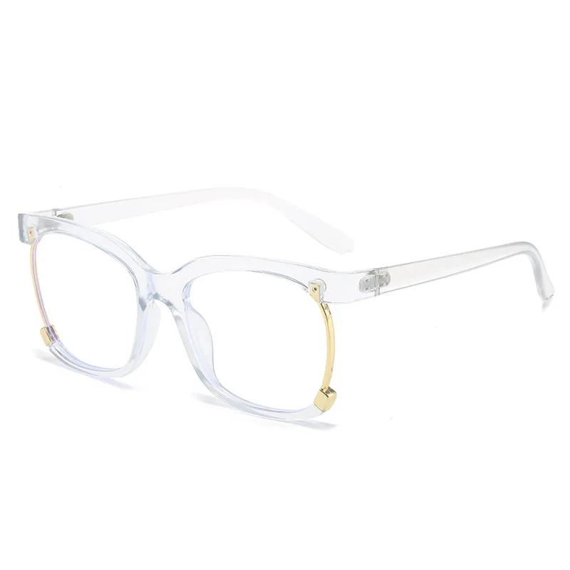 Vintage Women Round Glasses Frames Men Optical Eyeglass Frame Eyewear Fashionable Rainbow Prescription Eyewear Lightweight