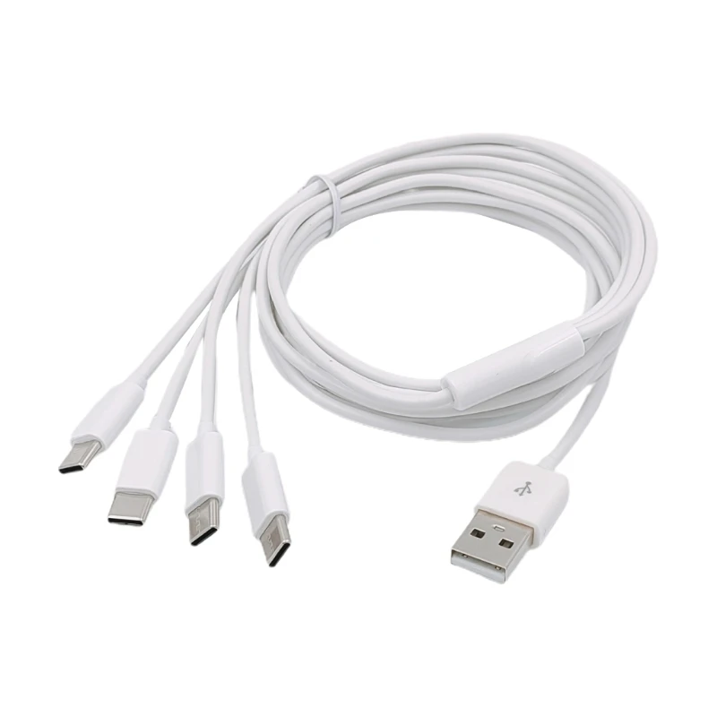 Câble De Charge Multi USB C Y Splitter 4 En 1 - 30 Cm USB 2.0