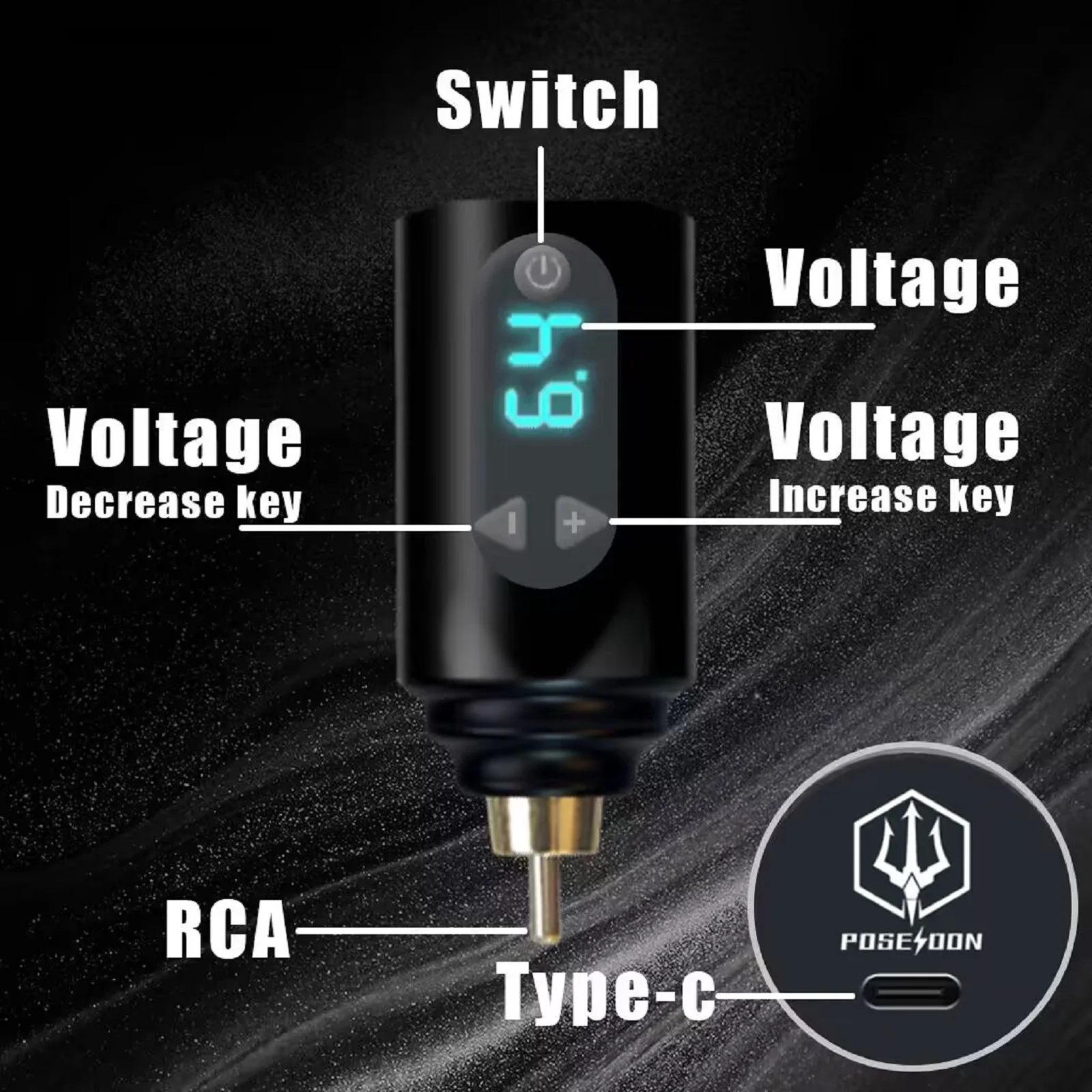 タトゥーマシンセット カートリッジ針付き 楽天市場】ワイヤレスタトゥーマシンセット ショートペン式 10色