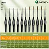 Marie's Micro Paint Brush, 11 Sizes Miniature Synthetic Model Paintbrushes with Triangular Handles for Detail, Rock Painting 4