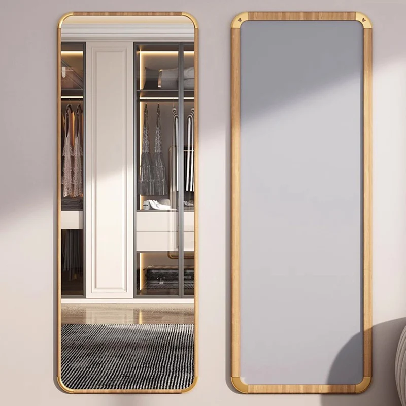 

Портативное липкое зеркало, качественное роскошное Брендовое Полноразмерное настенное зеркало, прямоугольное зеркало для ванной комнаты, декоративное зеркало для комнаты