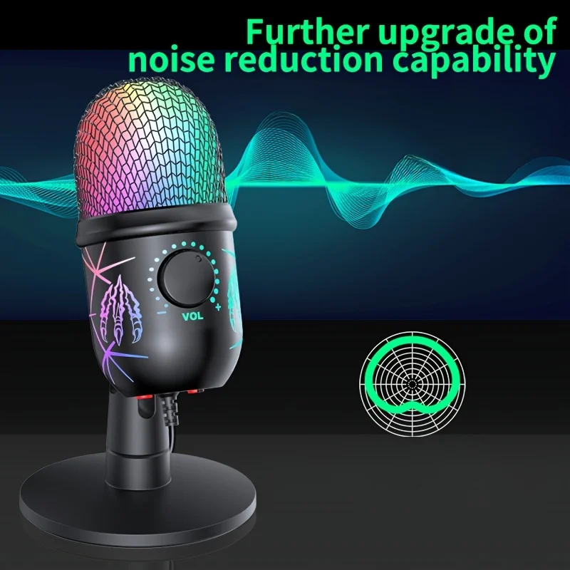ميكروفون USB للكمبيوتر الشخصي Mac PS4/5 Play Gamin...