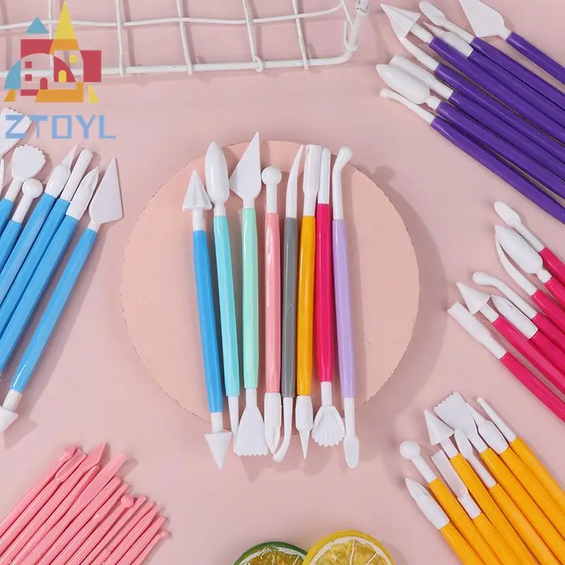 8/14pcs Plastic Clay Sculpting Set Polyform Sculpey Set Polymer Modeling Clay Tools,play dough tools,modeling tools