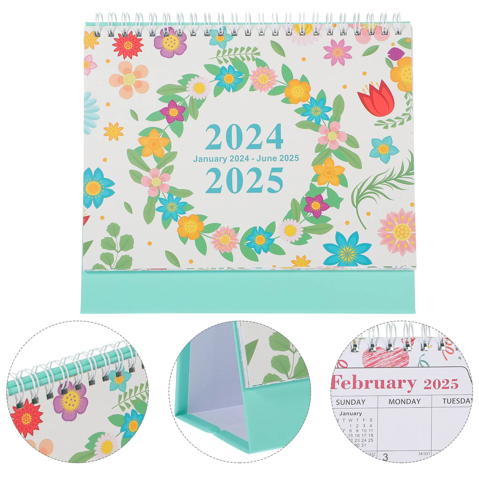 

Desk Calendars 2024 Wall Tabletop Monthly Schedules Office Standing Home Accessory
