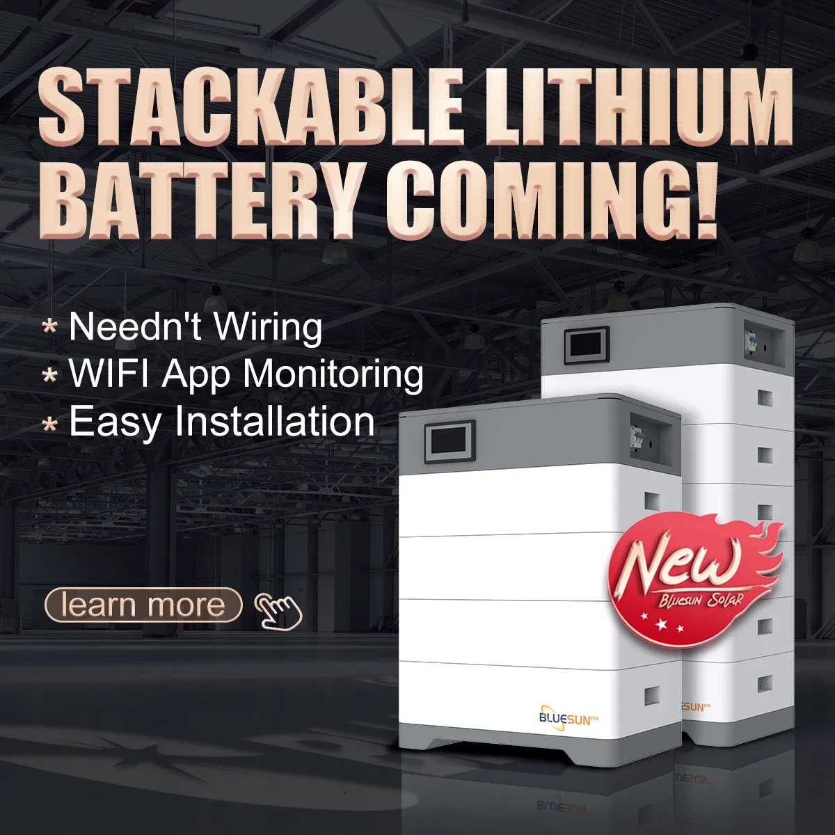 High Voltage Stackable Lifepo4 Lithium Solar Battery, Power Solar Cells Making Machine,Solar Cells Polycrystalline