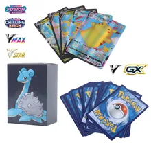 

2022 New English Pokemon Card Pikachu Vmax Vstar DIY Charizard Energy Trading Card Game Battle Carte Trading Children Toy