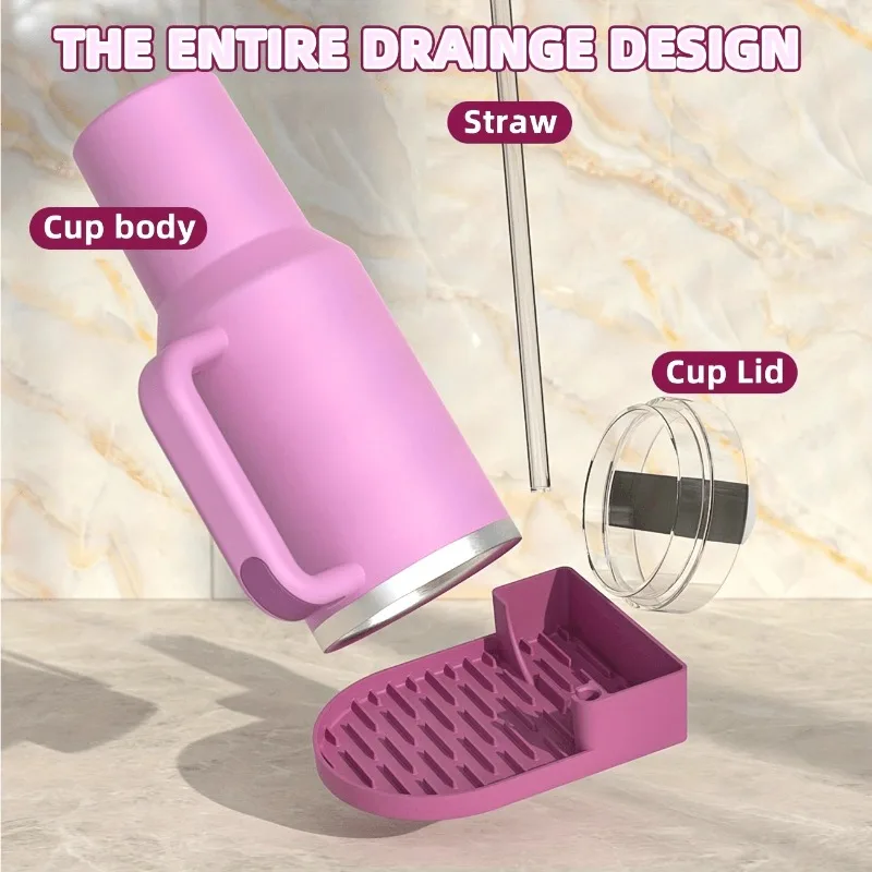 Silicone Tumbler Dry Store Rack Tumbler Drying Station for Cleaning Cups and Storage Water Cup Holder