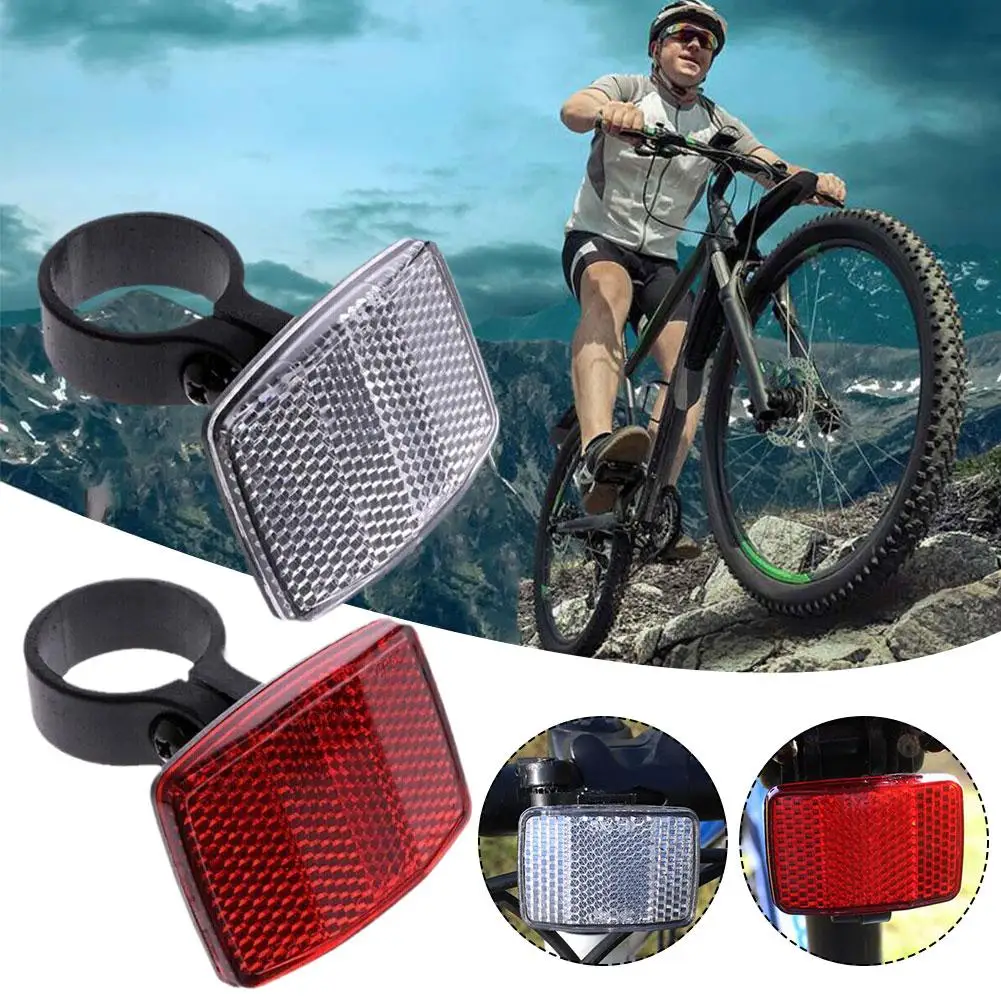 

1/3pair Bicycle Reflector Front Rear Warning Light Safety Cycling Riding Bike Len Multifunctional Reflective Outdoor Access E4E3