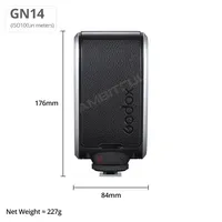 Godox GN14 Lux Senior Retro Camera Flash Light 7 Levels Speedlite Universal for Canon Sony Nikon Fuji Olympus Photography Camera 2