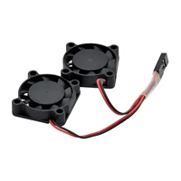 Dual Fan Module for Raspberry Pi 4B 3B+ 3B Aluminum Case Replacement Fan 25x25x7 cm 3