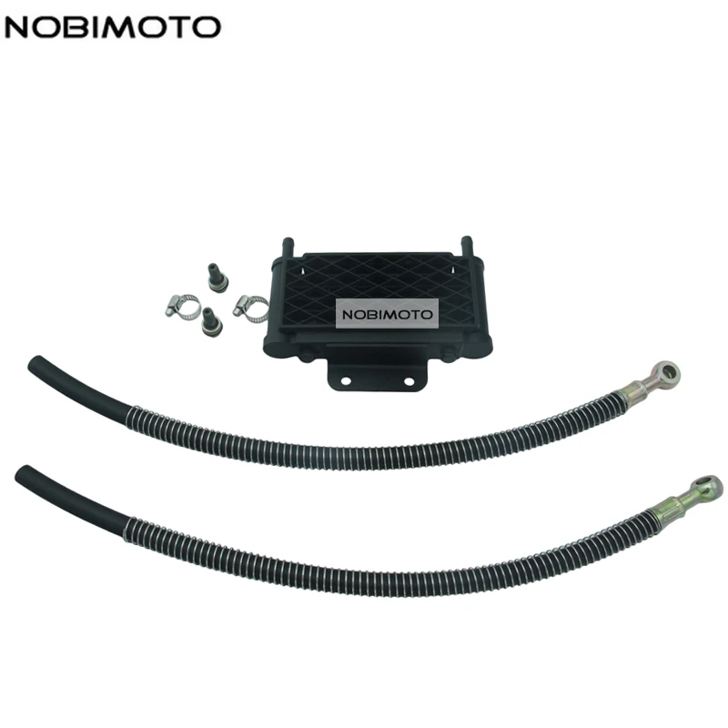 Kit Radiatore Olio Radiatore Raffreddamento Cnc Alluminio Pit Dirt Bike Cnc Per Moto Da 50Cc A 160Cc Atv Dirt Bike