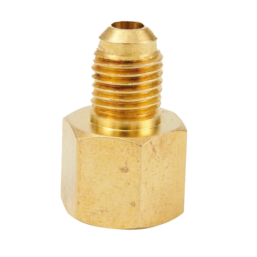 Kit Adattatori Per Aria Condizionata Auto | Da R12 A R134a | Filettatura W21.8 A 1/4 SAE | 3 Pezzi In Ottone - 2