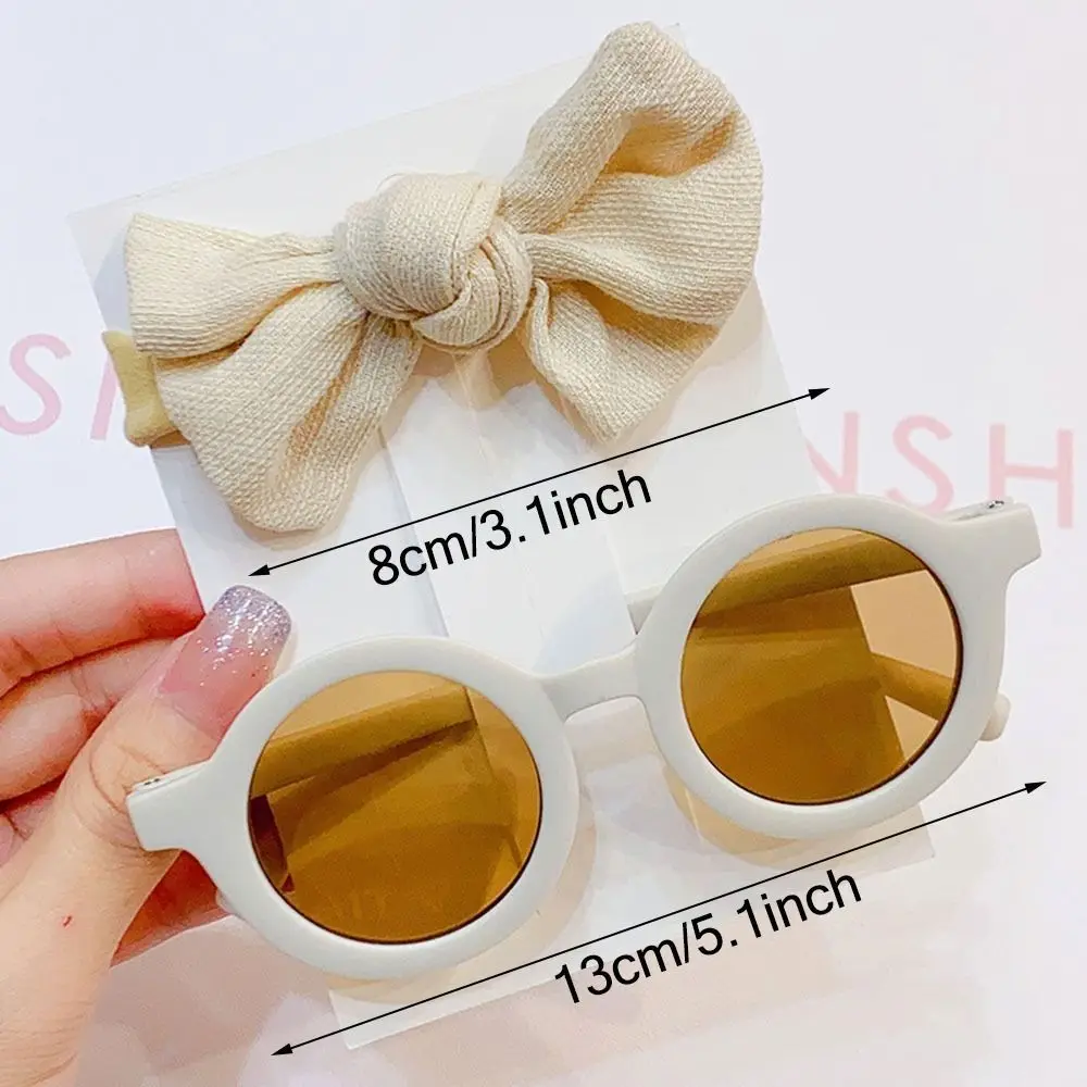 Lovely Little Bear Children Sunglasses for Boy Girl Round Frame Sun Protection UV400 Shades Ins Fashion Sports Kids Eyewear children sunglasses kids sunglasses fashion sunglasses