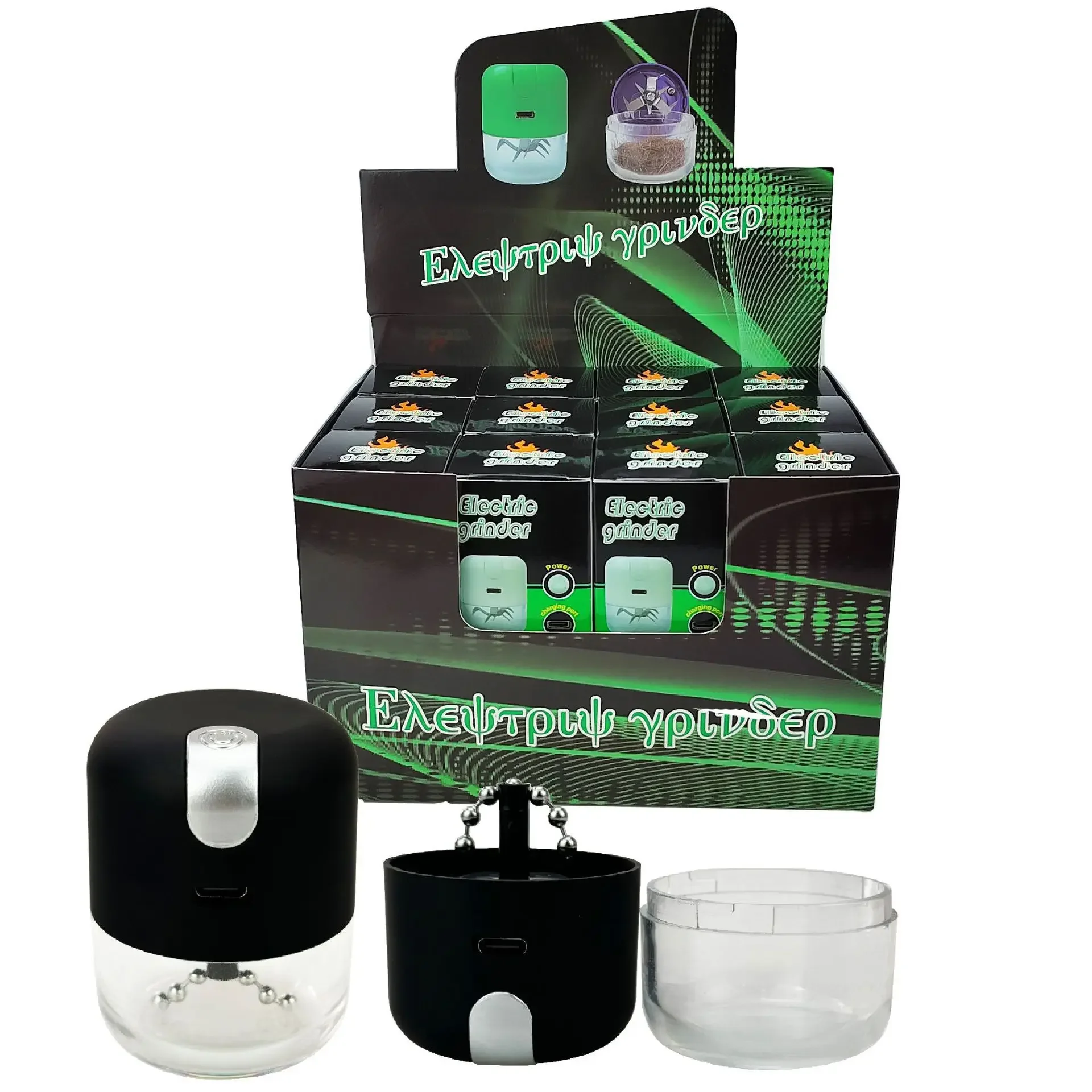 Portable Electric Tobacco Grinder USB Charging High Speed Rotating Blade/Chain Dry Herb Grinders Smoking Accessories herb grinder,tobacco grinder,smoking accessories,tobacco smoking accessories