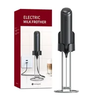 USB Rechargeable Electric Milk Frother Whisk Egg Beater Handheld Coffee Blender Wireless Milk Shaker Mixer Foamer Food Blender 2