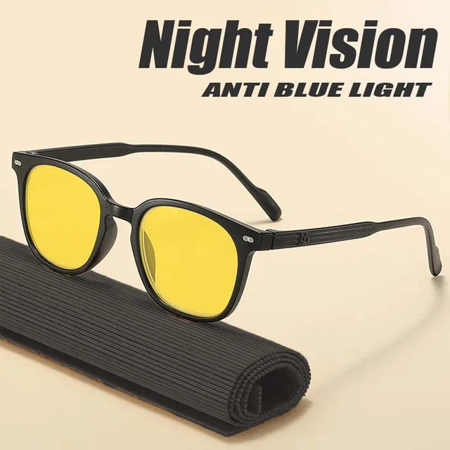 Lunettes de soleil ultralégères à monture narpour la conduite nocturne, lunettes bloquant la lumière bleue, nuances rétro, hommes et femmes, nouveau 1