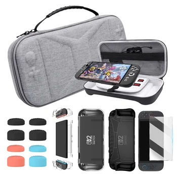Accessories Kit for Nintendo Switch 2 (2025) All In One Carrying Case Bag,Screen Protector Glass,Thumb Grips,Cover for Switch2 1