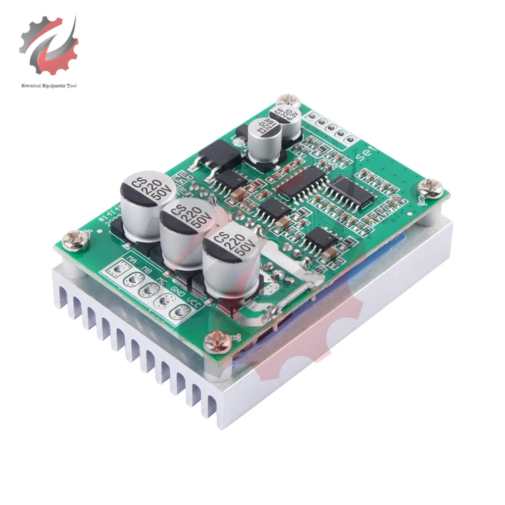 500W 15A Brushless Hall Free Motor Driver Board DC12-36V High Power Forward Reverse Speed Controller Control Switch Module 1PCS