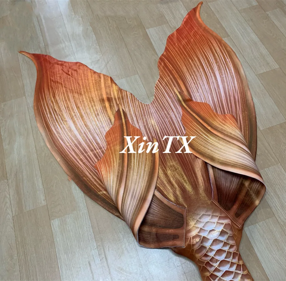 マーメイドテールセット XinTX 大人のマーメイドテールプレミアム品質バイオニック魚皮