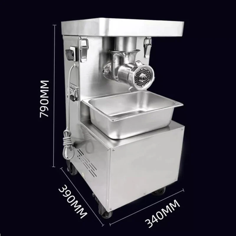 Commercial Stainless Steel Meat Grinder For Pork Beef Chicken Frame Fish Chili Grinding Meat Grinder 2