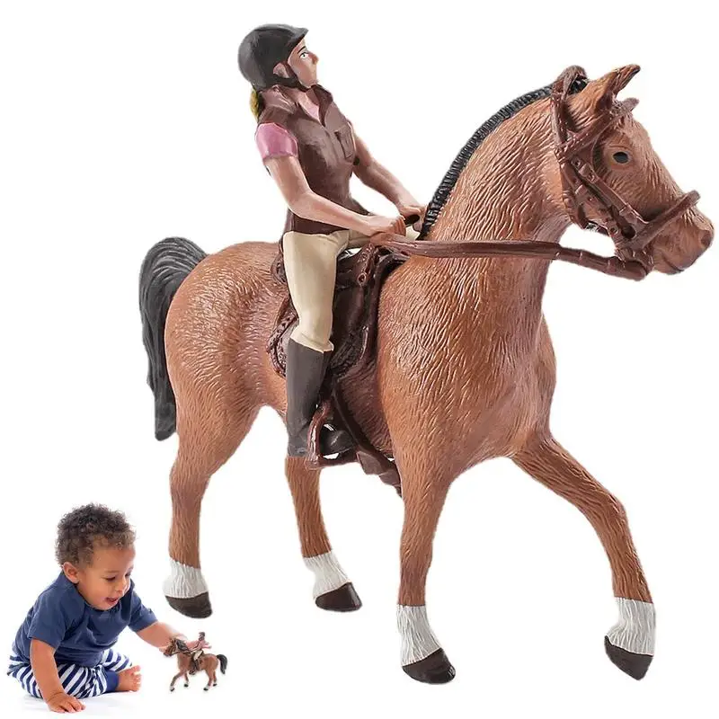 

Horse Toy Figures Smooth Traditional Horses Collection Model Durable And Exquisite Zoo Theme Landscape Scenes Gifts