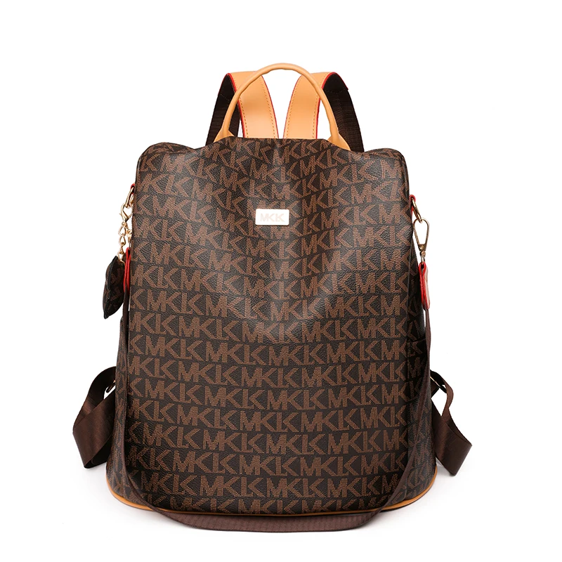 thumbnail image 1 of Mochilas antirrobo de gran capacidad 2023, mochilas de PVC con estampado de moda, bolsos de viaje para mamá, bolsos escolares de diseñador de marca pequeña para mujer, 1 of 5