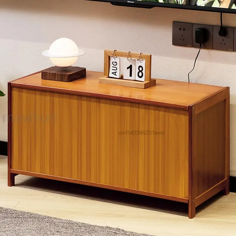 Solid wood TV cabinet small household storage cabinet coffee table  combination - fancyarnfurniture