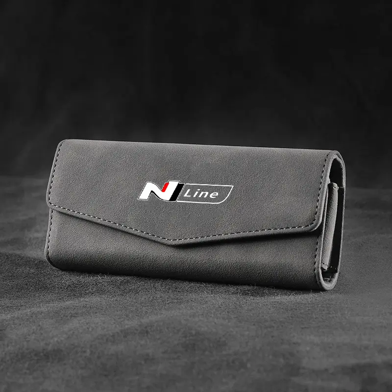 Car Glasses Case Sunglasses Storage Box Clip For Hyundai Sonata Elantra Tucson N Line Veloster Kona i30 i20 i10 Accessories - Image 8
