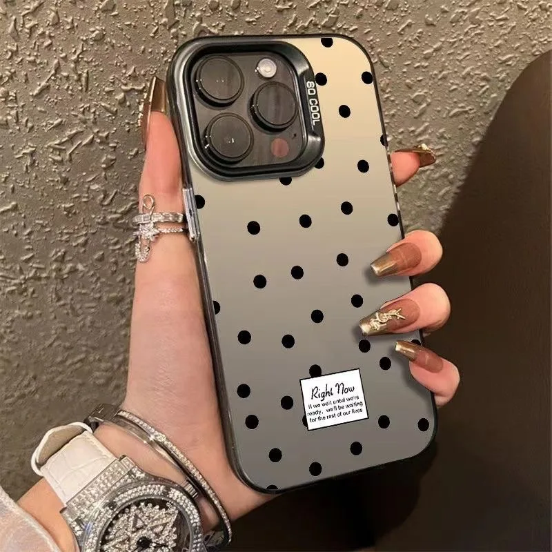 INS Polka Dot Shockproof Phone Case with IMD Design