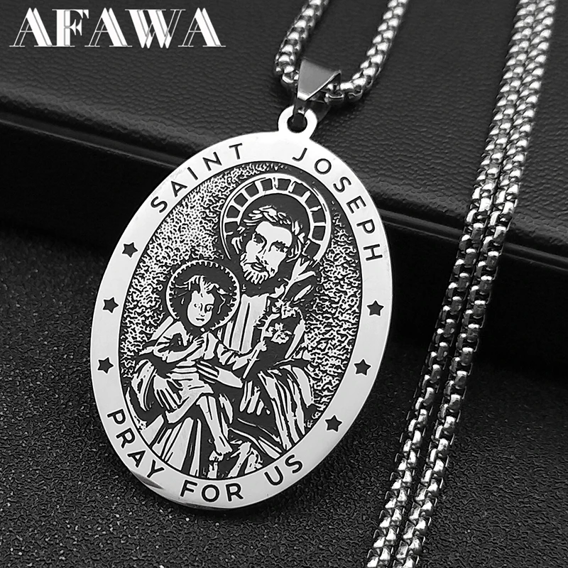 Saint Joseph Pendant Necklace 1