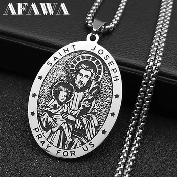 Saint Joseph Pendant Necklace 1