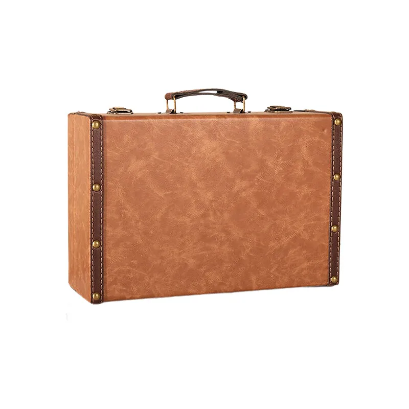 Leather Suitcase Home Goods Suitcase Buy Red Faux Leather Suitcase