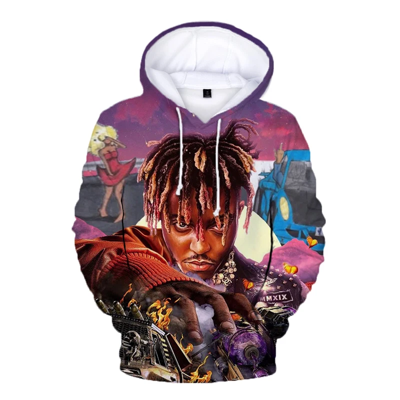 

2023 RIP Juice Wrld 3D Print Hoodies Juice Wrld 999 Hip Hop Hoodie Sweatshirts Men Women Pullover Harajuku Streetwear Tops