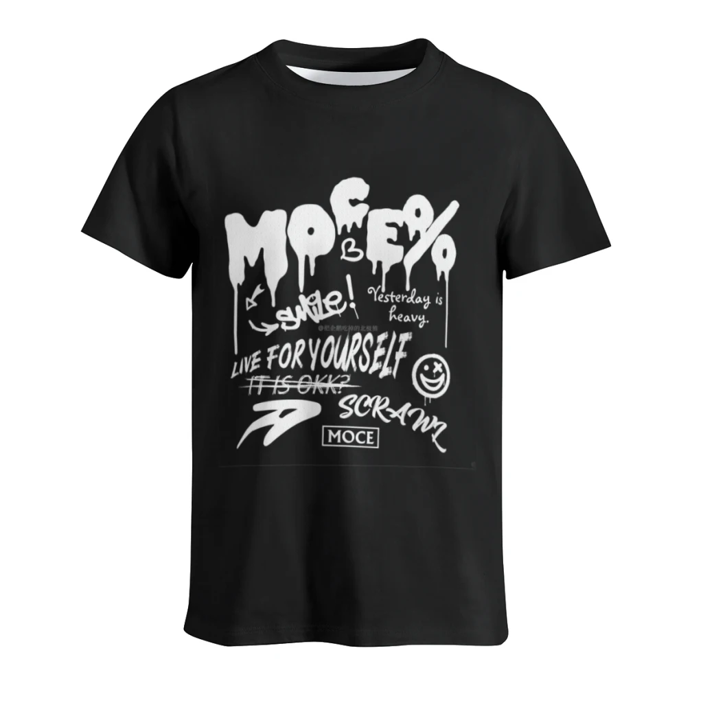 

Trend Graffiti Trending Products Men's Clothing Soft T-Shirt Sports Top Tees Breathable T Shirt For Male T shirts