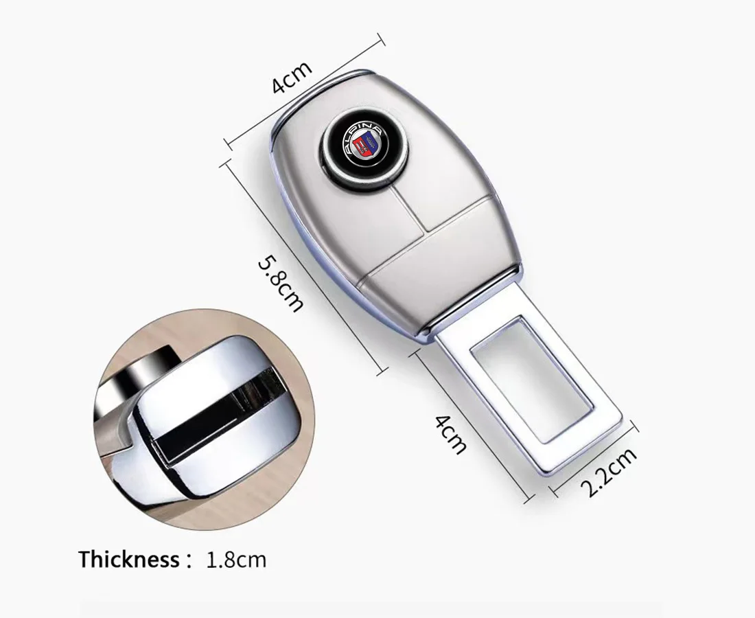 1pcs Car Accessories auto Seat Belt Extender Seat Lock Conversion Plug for alpina bmw b3 b4 b5 b6 b7 c2 d3 d4 d5 xd3 xd4