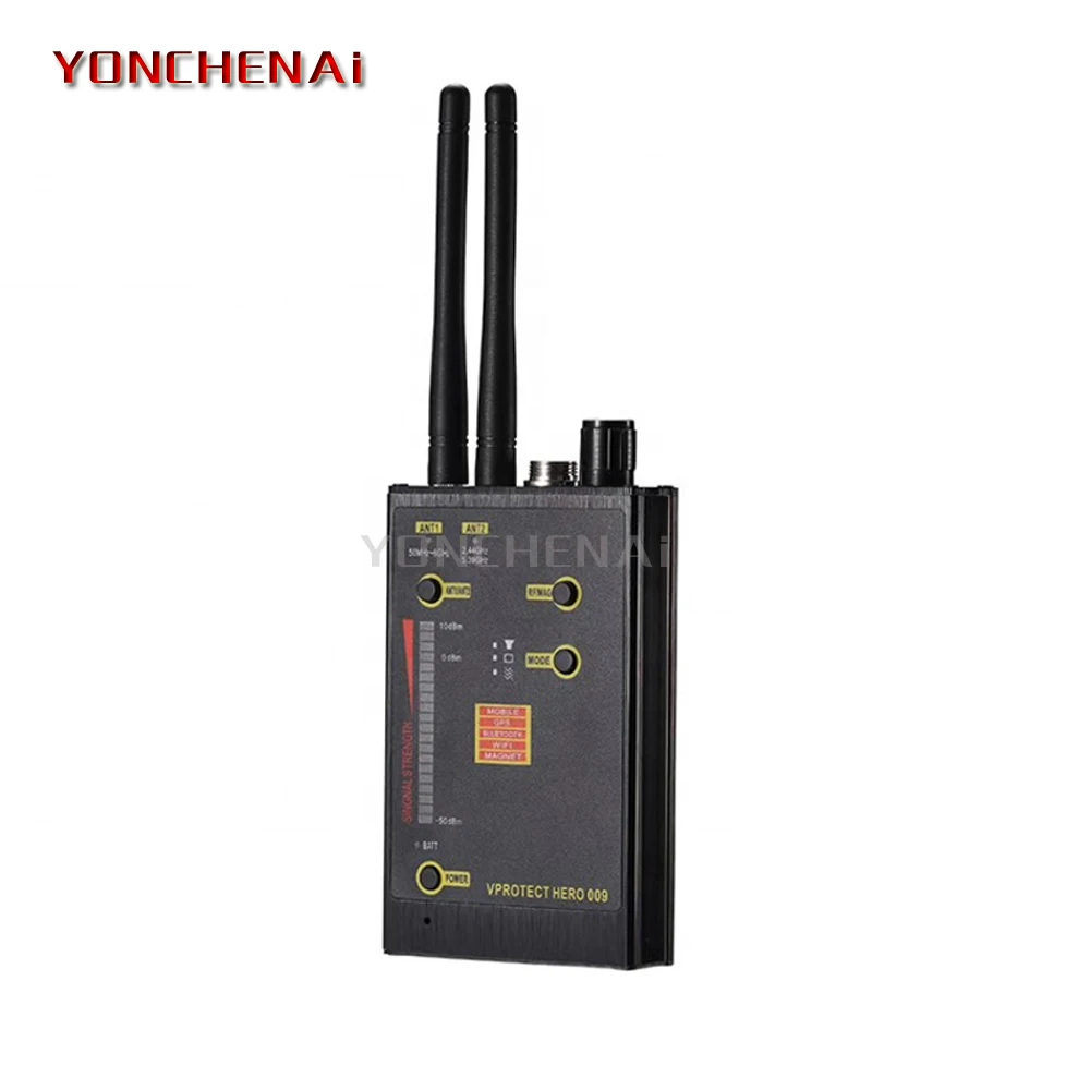 Hero 009 Wireless Signal Detector VHF/UHF Anti-Spy GSM Wifi Scan Finder Magnetic MAG Signal Detector signal detector