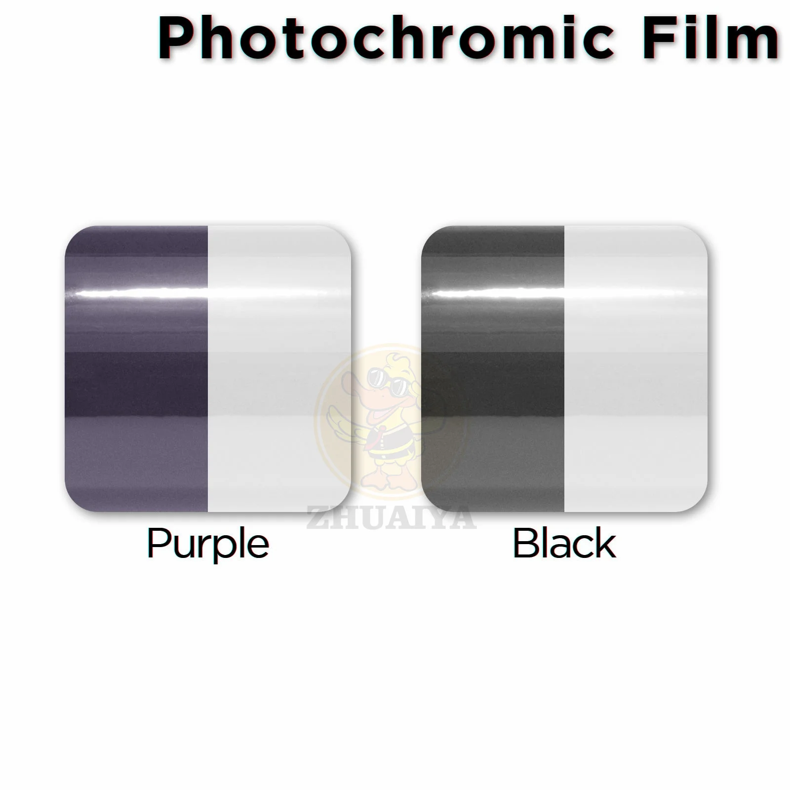 ZHUAIYA PPF Paint Protection Photochromic Film UV Color Change Headlight Protection Film Self-healing Anti-scratch Film - - Racext 21