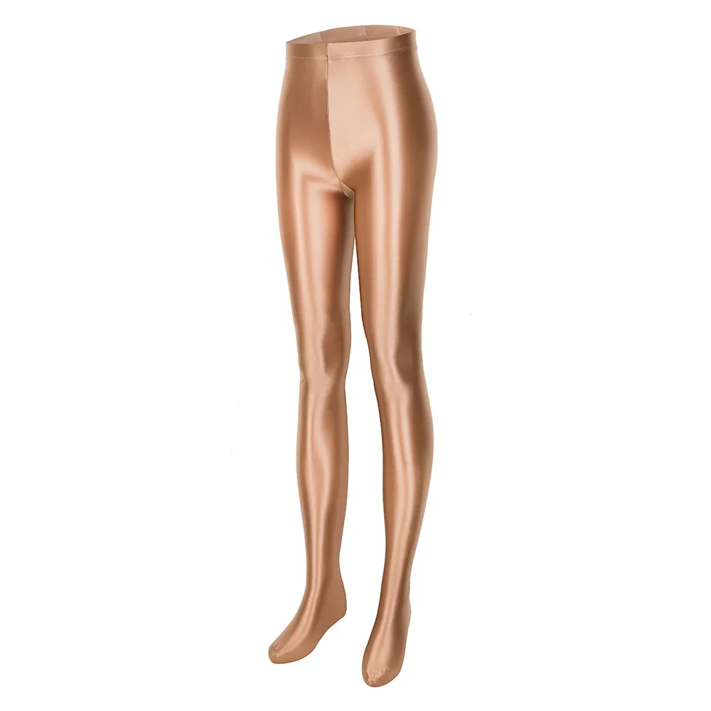 LEOHEX Satin GLOSSY OPAQUE Pantyhose Shiny Wet Look Tights Sexy Stockings  Yoga Pants Leggings -  Canada